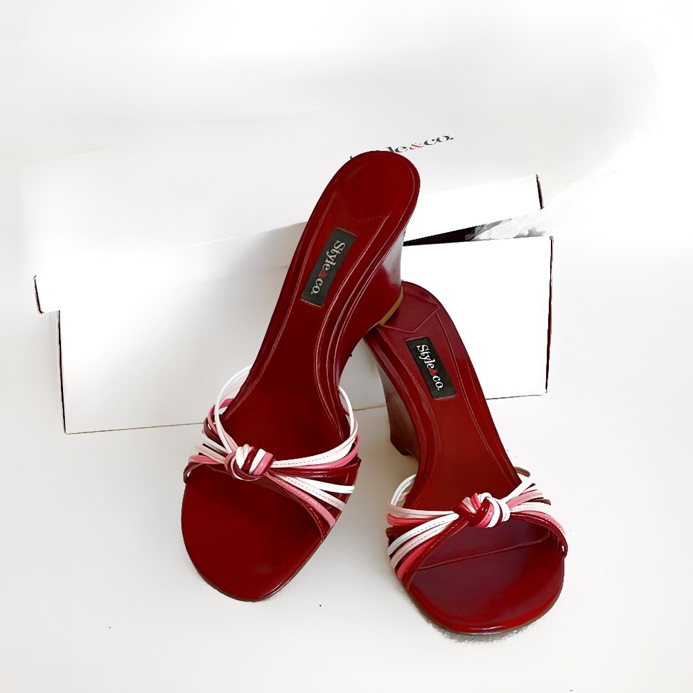 Style & Co. Woven Wedges